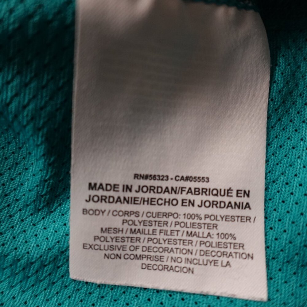 Nike Running Dri-FIT Men’s Size Medium Teal Blue Athletic Short Sleeve Shirt - Picture 9 of 10
